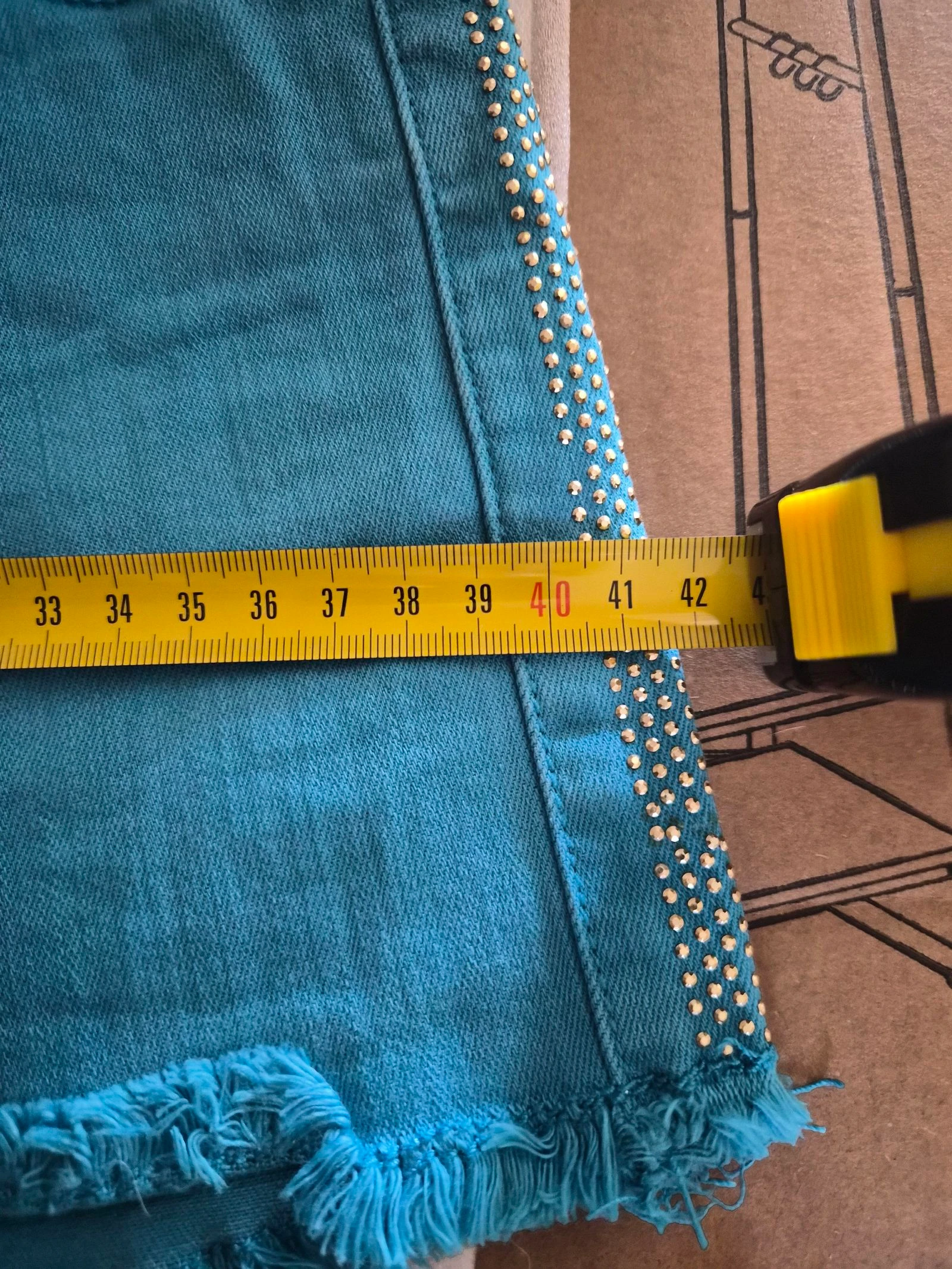 Short turquesa Morgan tamanho 34/XS – photo 14